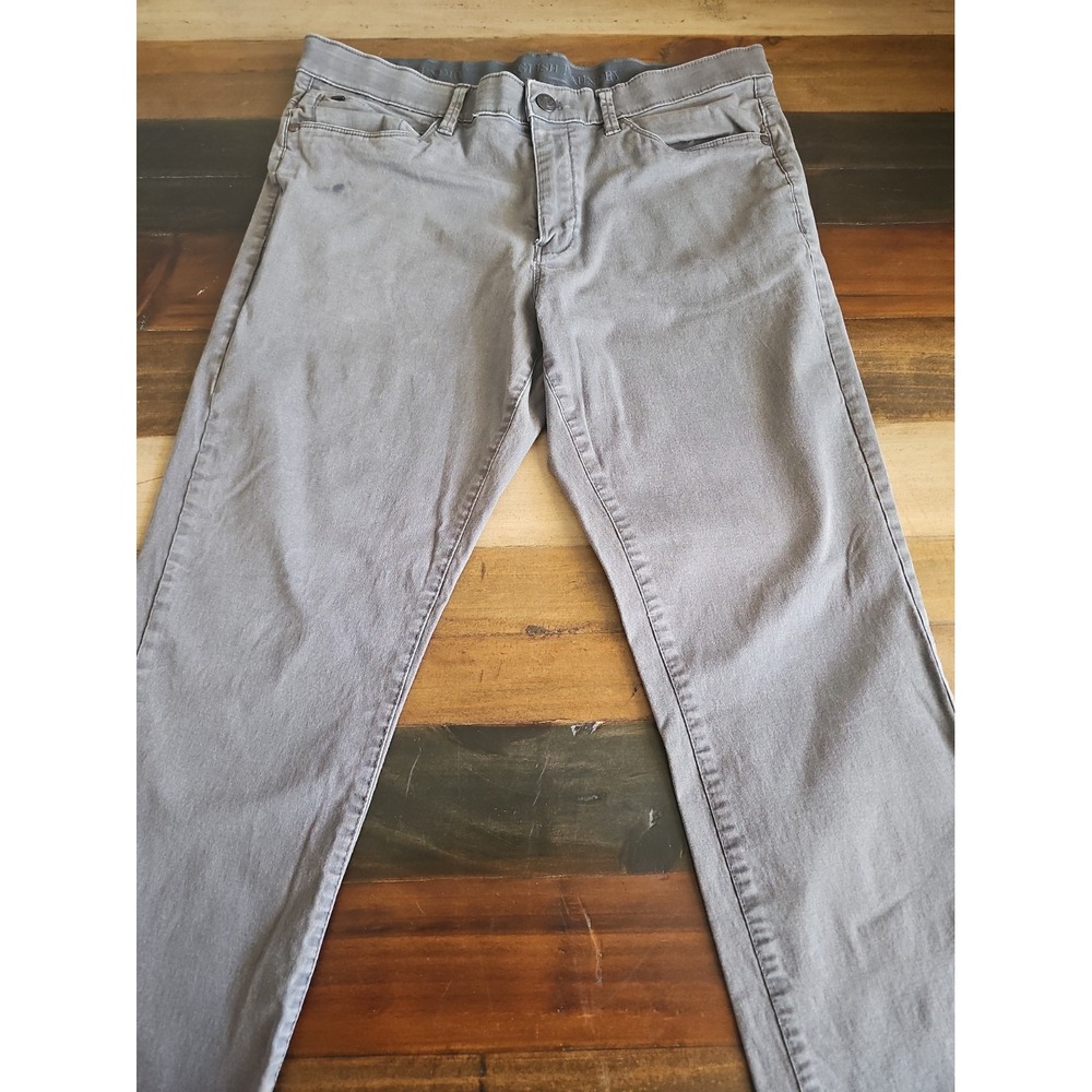English Laundry Men's Gray Stretch Jeans Pants 34x30 5 Pocket Cotton Blend 0075